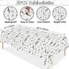 Hegbolke 2 Pack Musical Notes Tablecloths 54 x 108Inch Reusable