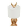 lkoewqzamx Modern Rabbit Table Lamp, Resin & PVC Artistic Desk