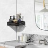 Shower Corner Shelf-Drilling Installation, Bathroom Shelves, Rustproof Thickened Stainless steel,
