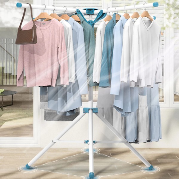 Unbranded Tripod Clothes Drying Rack Laundry Coat Hanger Metal Garment