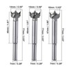 TOP-VIGOR Forstner Drill Bits 14mm 15mm 16mm Dia, Carbide Alloy