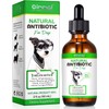 Antibiotics for Dogs, Natural Dog Antibiotics Supports Dog Allergy and Itch Relief, Dog Supplies Antibiotics, Dog Multivitamin for Pets, Bacon Flavor - 60ml / 2 Fl Oz