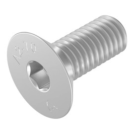 SECCARO Countersunk Screw M6 x 16mm Stainless Steel V2A VA A2 DIN 7991 / ISO 10642 Hex Socket (Pack of 20)