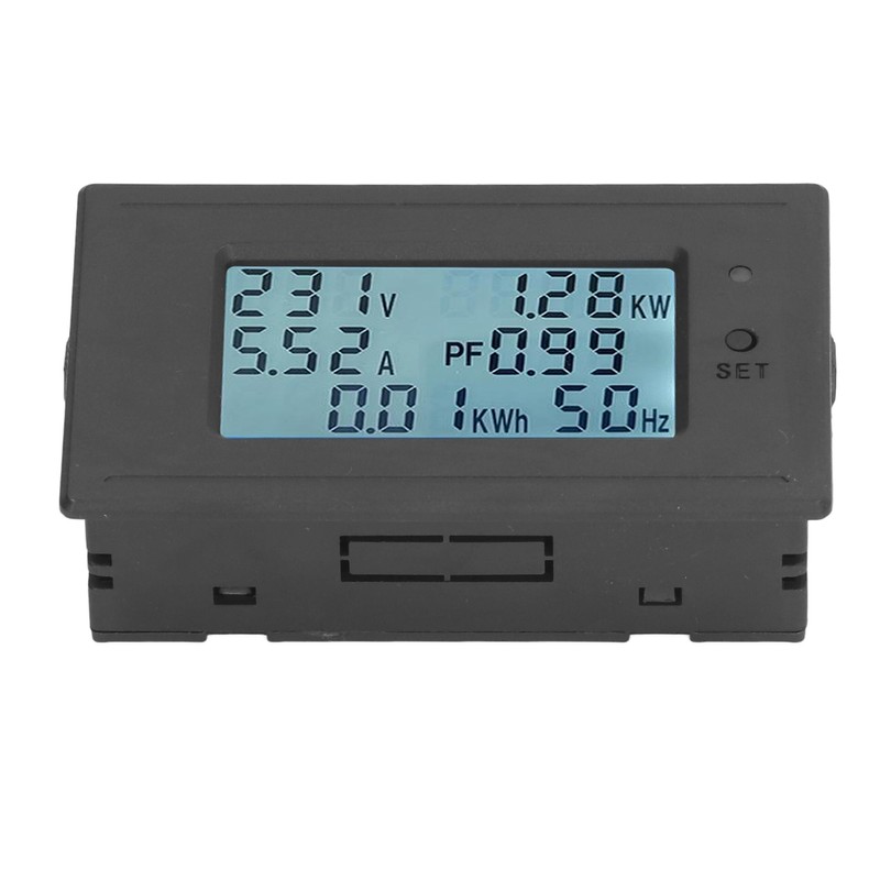 Battery Capacity Monitor Current Voltage Temperature Indicator Backlit LCD Display