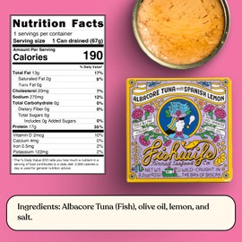 Fishwife Albacore Tuna Trio 3-Pack (with Lemon, Spicy & Spanish Olive Oil) | Wild-Caught & Hand-Packed | MSC-Certified Sustainable Seafood, Gluten Free, High Protein