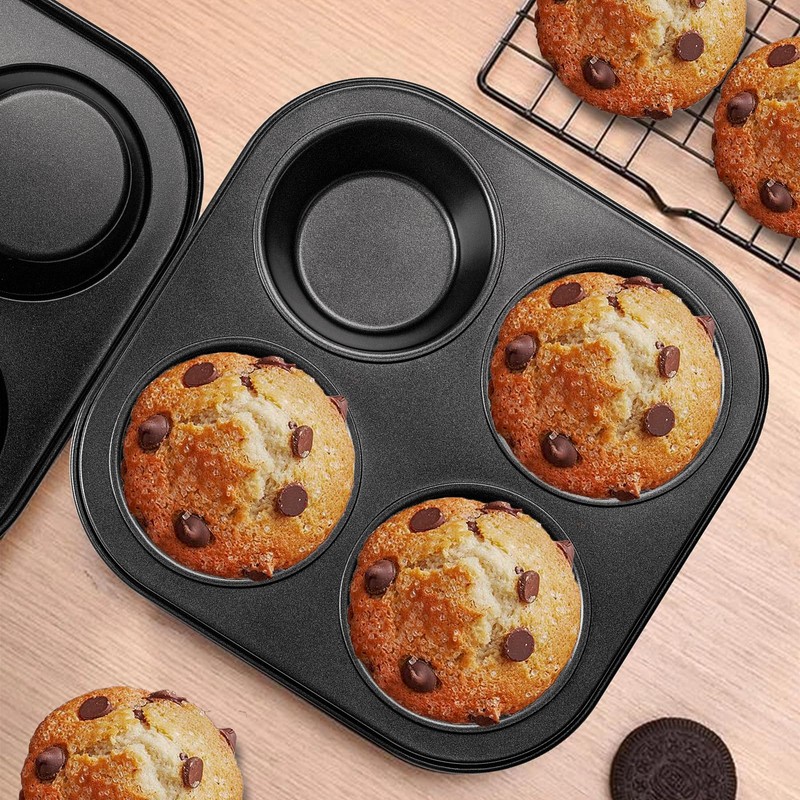 Yomvzake Air Fryer Muffin Pan, 2 Pack Cupcake Molds for
