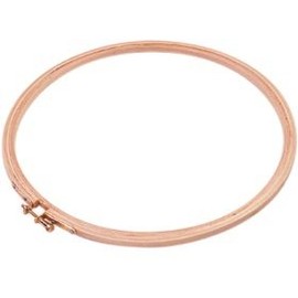 'Hoop – 10 25 cm Kreis aus Holz für Stickerei in Kreuzstich -