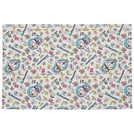 Skater LTM1-A Large Placemat, 23.6 x 15.7 inches (60 x 40 cm), With Namae Tag, Doraemon, Plush Toy, Sanrio
