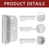 24 Pack Door Hinges 3.5'' Premium Stainless Steel Door Hinges