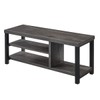 EXCEFUR Industrial Entryway Bench, Rustic Indoor Shoe Boot Storage Bench