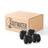 2" Wheel Diameter | Black Nylon Swivel Hooded Samson Twin