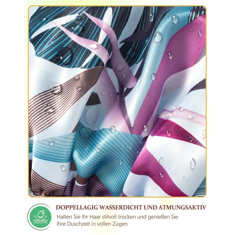 mikimini Extra Large Shower Cap Blue