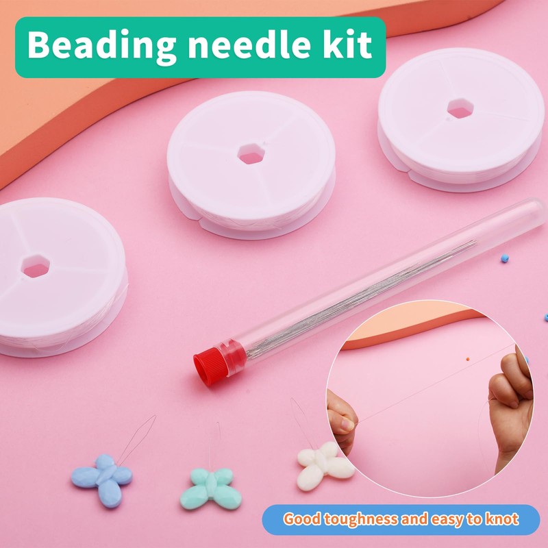 FTEVEN 37PCS Beading Needles Set, Beading Needles for Jewelry Making,