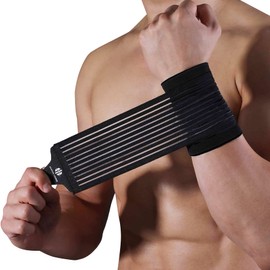 IWAMA HOSEI (岩間縫製) 手首サポーター 手首 サポーター 手首用サポーター スポーツ 男性用 メンズ 薄手 巻くタイプ WRIST FIT-WR (1)