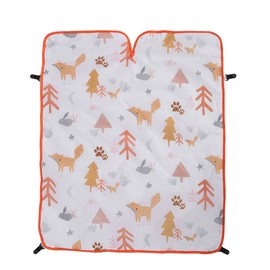 Baby Windproof Stroller Blankets Multifunctional Infant Pram Stroller Cover for Newborn(Tropical Trees 85*64cm)