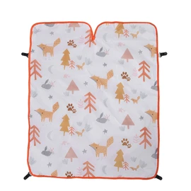 Baby Windproof Stroller Blankets Multifunctional Infant Pram Stroller Cover for Newborn(Tropical Trees 85*64cm)