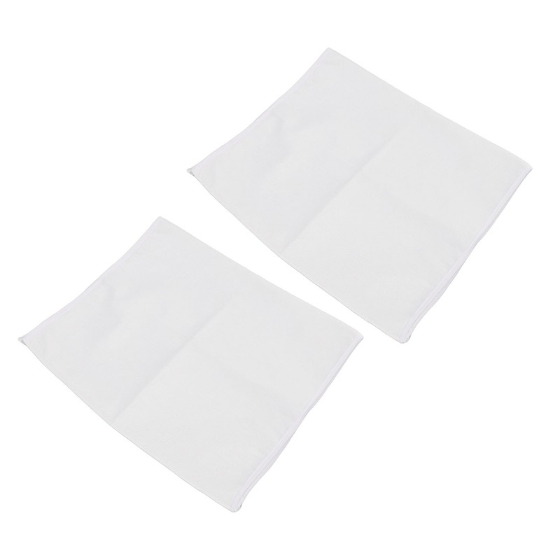 2PCS Filter Sleeve 6in White Elastic Polyester Prefilter Cover for