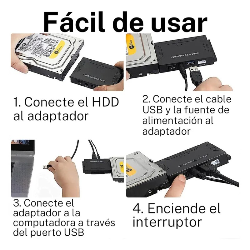 Adaptador Ide Usb 3.0 A Sata Ide Disco Duro Convertidor