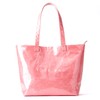 KALIDI Kraft Paper Tote Bag, Ultra Clear PVC Beach Bag