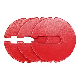 Denkuhin Table Inserts For 14 Inch Band Saws Or Scroll Saws (Aluminum, Diameter: 2.5 In, Thickness: 0.1 In)-Compatible With Delta/Rockwell Replace Part-3 PCS