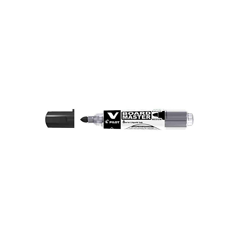 Pilot V-Board Master Bullet Tip Medium Black (Pack of 10)