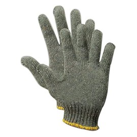 MAGID Greyt Shadow G178 Grey Knit Polyester Gloves, 12 Pairs, Size Ladies Small (Fits XS) (G178)