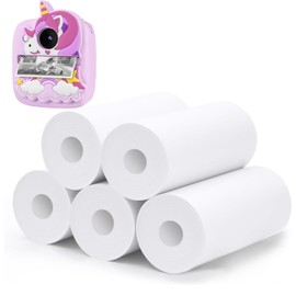 Kids Camera Instant Print,5 Rolls Kids Camera Print Paper Refill for Kids Instant Camera Print Photo Paper Kids Instant Print Camera