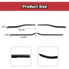 JeCar Window Molding Trim for 2021+ Ford F150 Black Outer