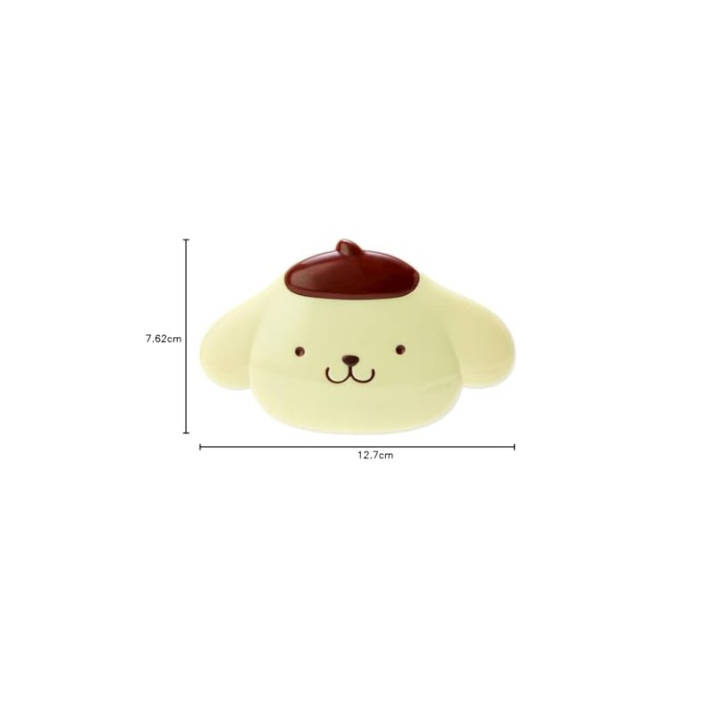 Sanrio Pompompurin Espejo compacto con peine