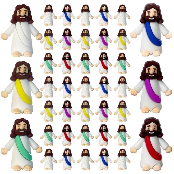 AKFAHOIF Mini Jesus Figures, Set of 30pcs Action Figures Little