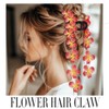 Bafuny Large Flower Hair Claw Clips Pink Floral Hair Clip