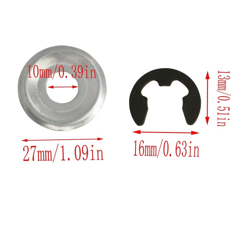 YXQ Clutch Washer and Clip Chainsaw Clutch Drum Washer and