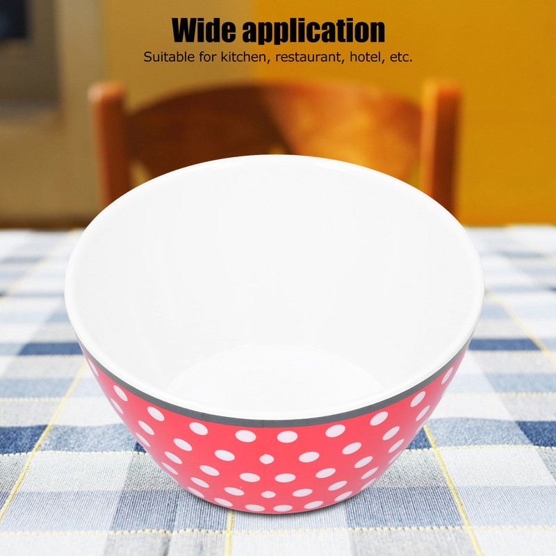 4PCS 6in Salad Bowl Dinner Serving Bowl Sets Kitchen Imitation