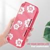 DLseego Sakura White Flower Floral Clear Switch Lite Protective Case