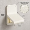 Wall-Mounted Shower Footrest for Shaving – No-Drill Plastic Foot Support