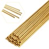 Moxweyeni 40 Pcs Brass Rods 1.5 mm 2 mm Brass