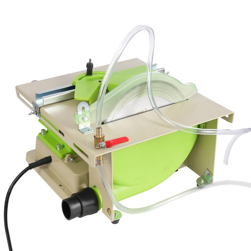 BANLICALI Mini Table Saw, 1380W Multi-Functional Tabletop Saw w/Cutting Blades,