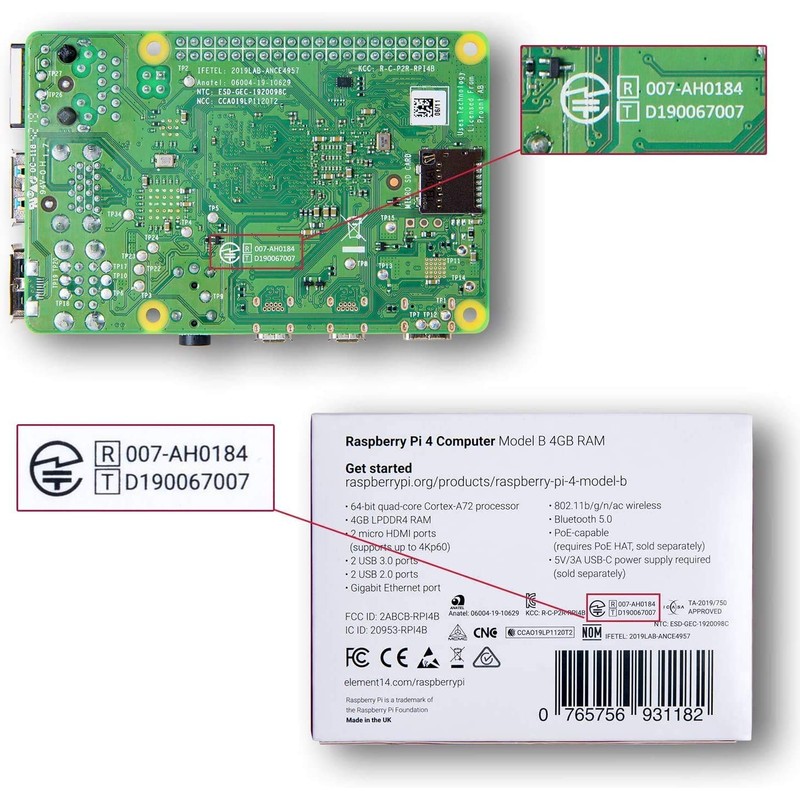 TRASKIT Raspberry Pi 4 Model B Starter Kit / Raspberry