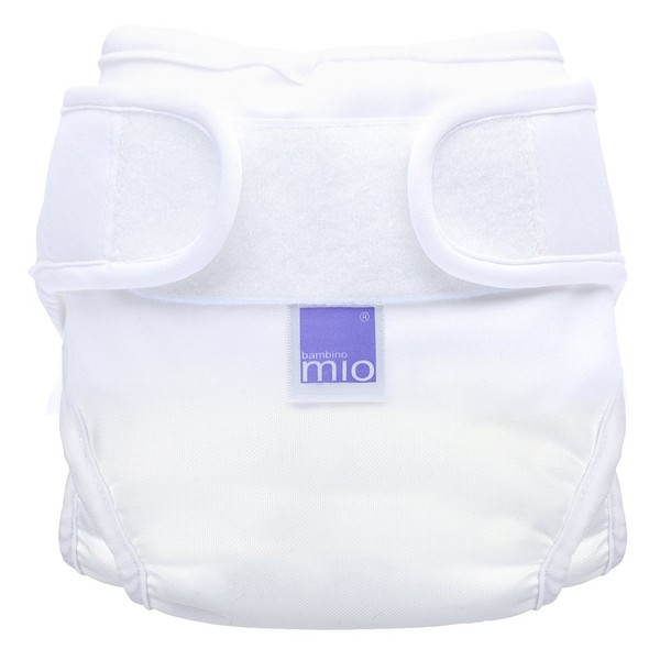 Bambino Mio, mioduo reusable nappy cover, white, size 2 (9kg+)