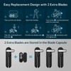 KITCHENDAO Replaceable Can Opener with 2 Extra Blades, Super Sharp