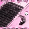 MOONKALI Fluffy Lash Clusters Wispy 60D Volume Eyelash Clusters 12-20mm