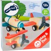 small Foot 11884 Pull Back Plane and Rocket Set with
