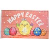 NWFlags Happy Easter Chick - Pink Flag 5ft x 3ft