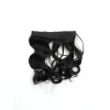 DAISO Attached Hair Piece 5 Pin Black
