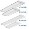 Lithonia Lighting LBL4 LP840 4-Feet Commercial LED Wraparound Indoor Light,