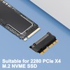 M.2 NVME SSD Adapter for MacBook, Card Converter, M.2 NVME