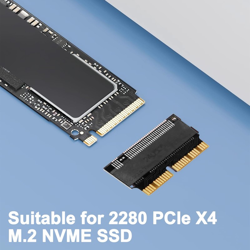 M.2 NVME SSD Adapter for MacBook, Card Converter, M.2 NVME