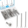 Yinpecly 50Pcs 6-32 Machine Screws, Extra Long Outlet Screws