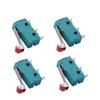 HUAZIZ 30 Pieces 250V 5A SPDT 1NO 1NC Momentary Hinge