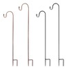 Outdoor Shepherd Hook Mopping Hook 2 Claw Base Height Adjustable